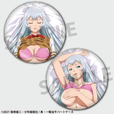 "Shin Ikki Tousen" Shiryuu Chou'un Can Badge Set