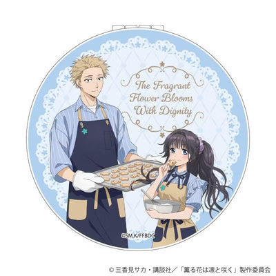 "The Fragrant Flower Blooms with Dignity" Folding Mirror 01/Rintaro Tsumugi & Kaoruko Waguri (Original Illustration)