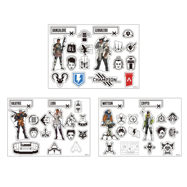 Apex Legends Decal Sticker B (Set of 3)