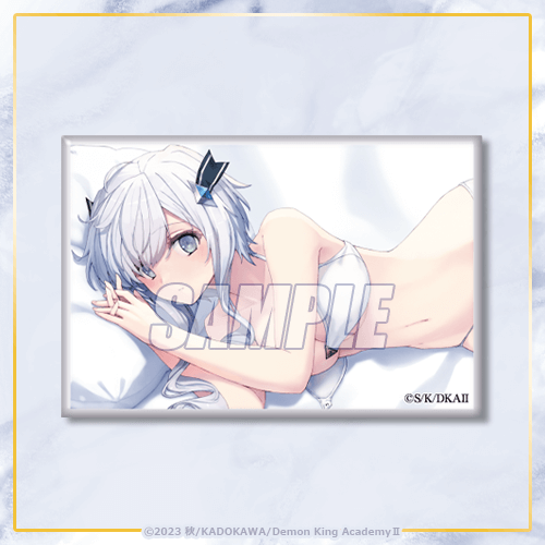 The Misfit of Demon King Academy Square Tin Badge