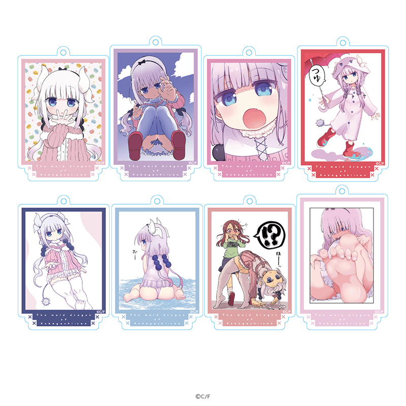 Miss Kobayashi's Dragon Maid Acrylic Keychain Kanna SNS Illustration Ver.