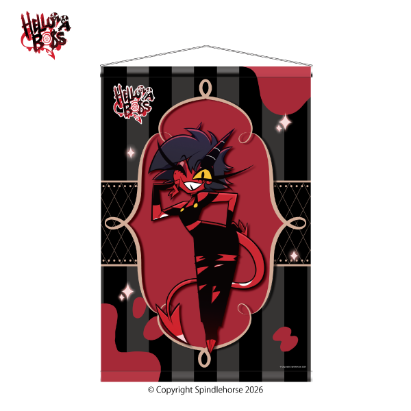 Helluva Boss & Hazbin Hotel x SMILE BASE CAFE "Helluva Boss" B2 Tapestry (6 types)