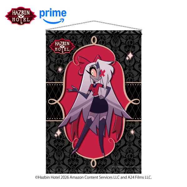 Helluva Boss & Hazbin Hotel x SMILE BASE CAFE "Hazbin Hotel" B2 Tapestry (5 types)