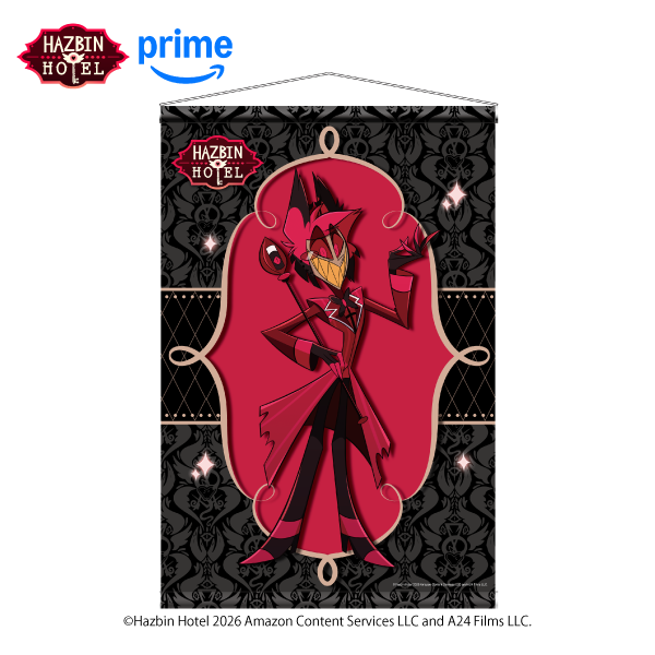 Helluva Boss & Hazbin Hotel x SMILE BASE CAFE "Hazbin Hotel" B2 Tapestry (5 types)