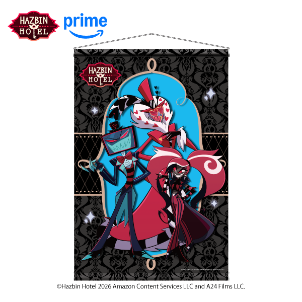 Helluva Boss & Hazbin Hotel x SMILE BASE CAFE "Hazbin Hotel" B2 Tapestry (5 types)