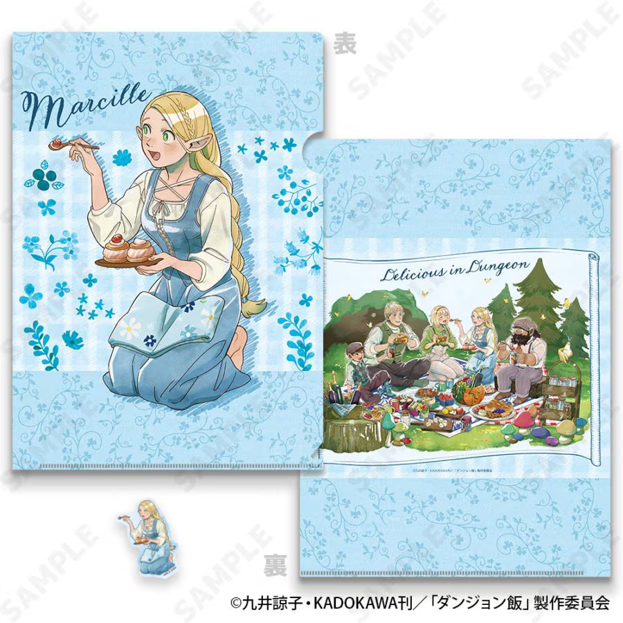Delicious in Dungeon Clear File & Sticker Set Picnic Ver. (5 types)