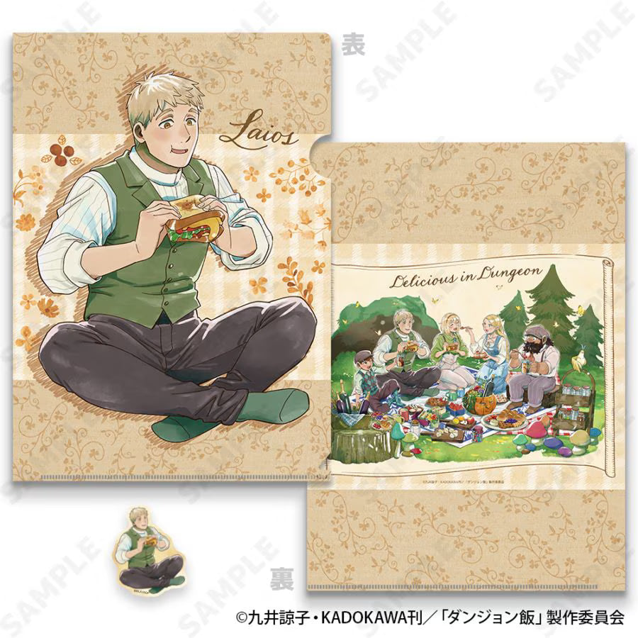 Delicious in Dungeon Clear File & Sticker Set Picnic Ver. (5 types)