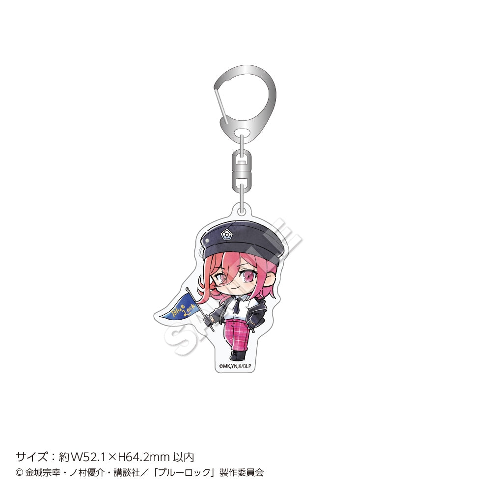 "Blue Lock" Acrylic Keychain mini FLAG