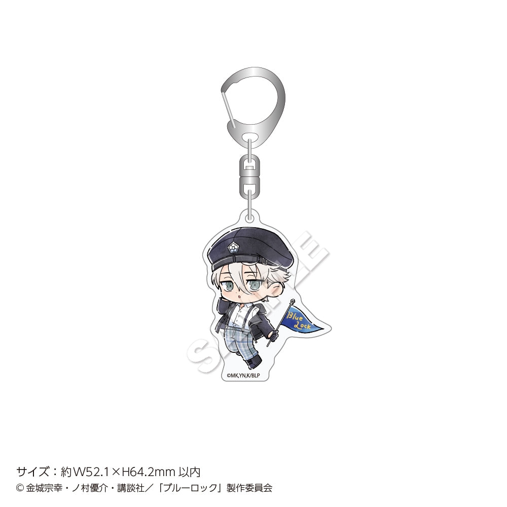 "Blue Lock" Acrylic Keychain mini FLAG