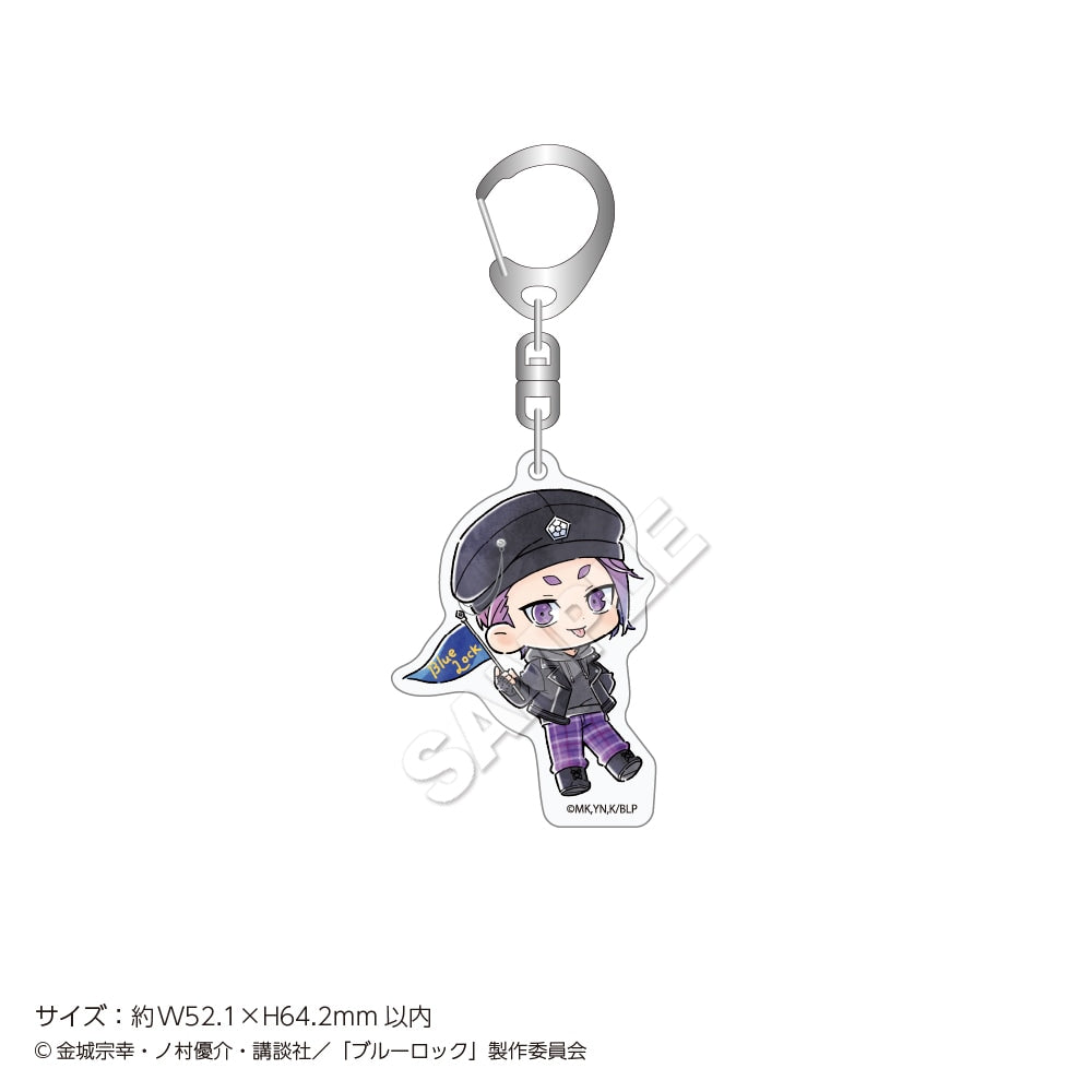 "Blue Lock" Acrylic Keychain mini FLAG