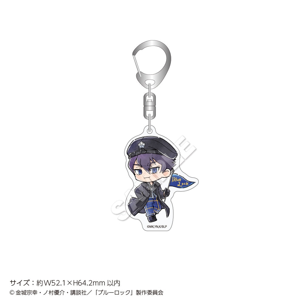 "Blue Lock" Acrylic Keychain mini FLAG
