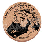 Delicious in Dungeon Flower Crown Cork Coaster (8 variants)