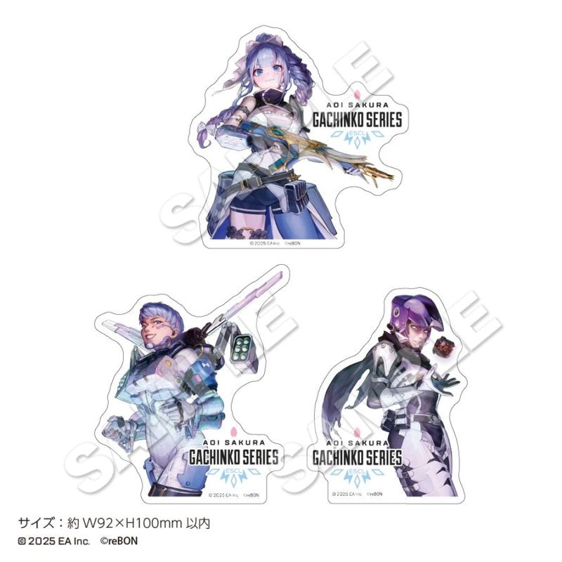 Apex Legends "AOI SAKURA GACHINKO SERIES" (ASGS) Sticker Set