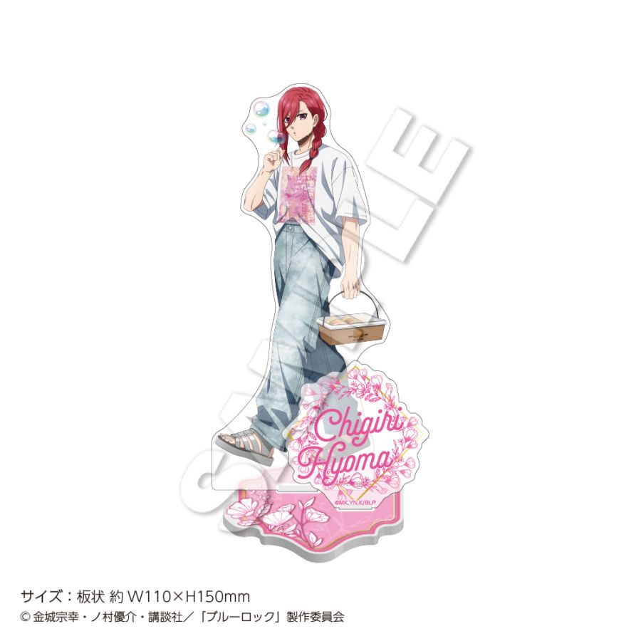 "Blue Lock" Acrylic Stand Soap Bubbles