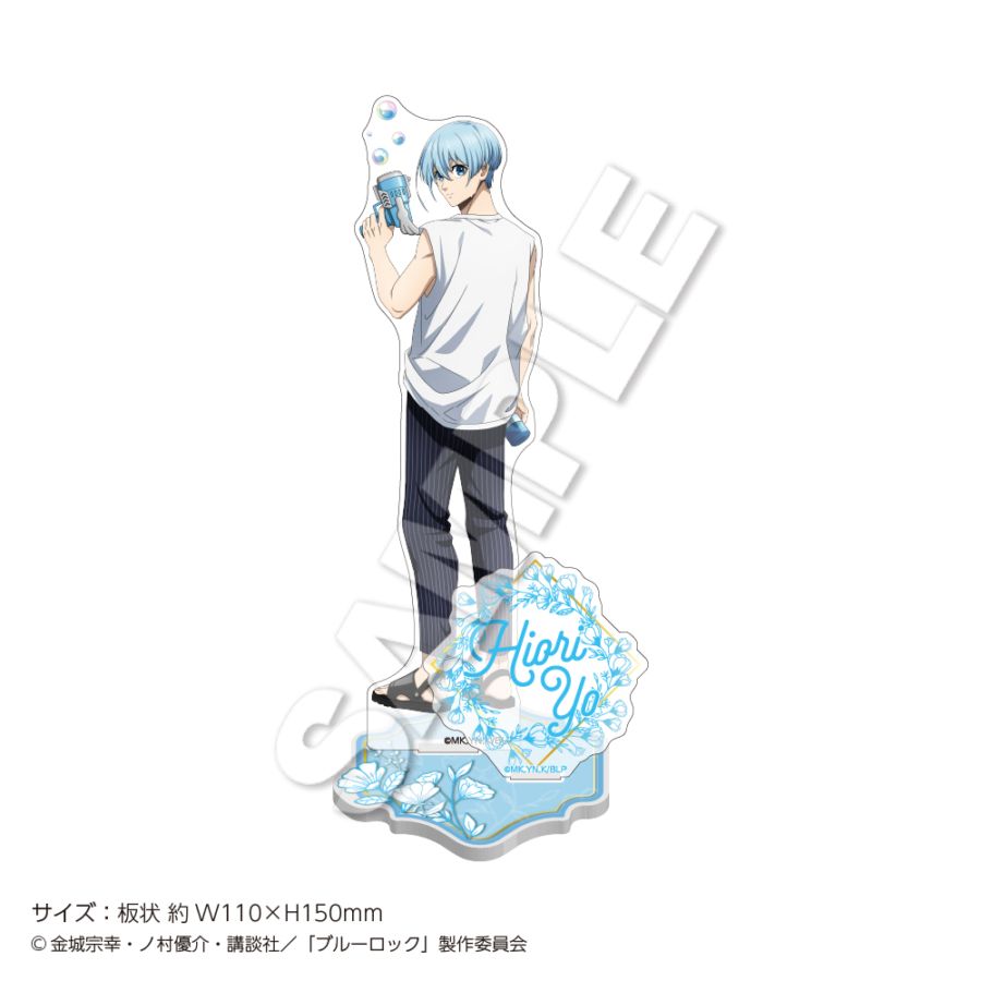"Blue Lock" Acrylic Stand Soap Bubbles