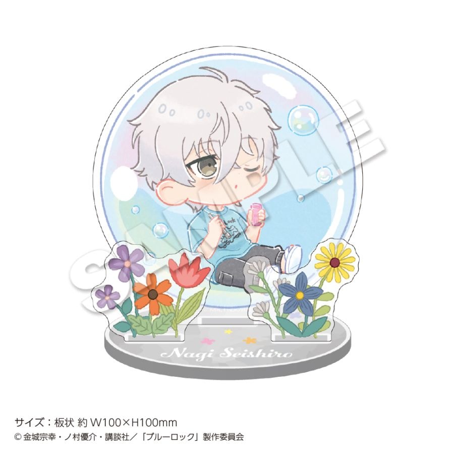 "Blue Lock" Acrylic Stand Mini Soap Bubbles
