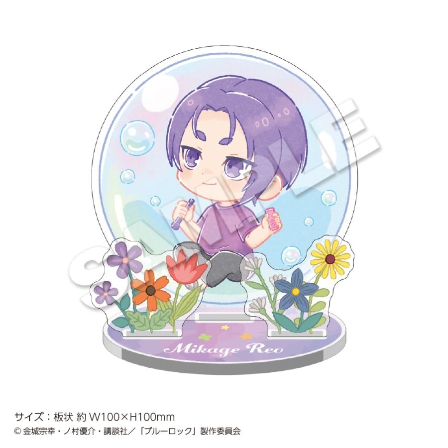 "Blue Lock" Acrylic Stand Mini Soap Bubbles