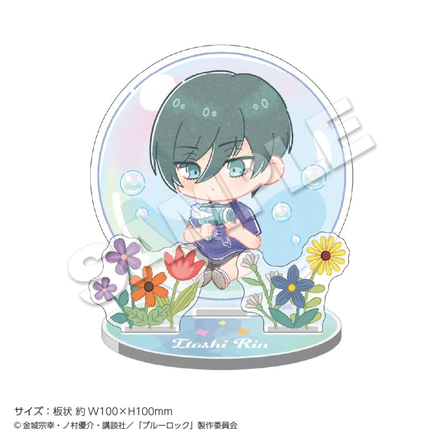 "Blue Lock" Acrylic Stand Mini Soap Bubbles