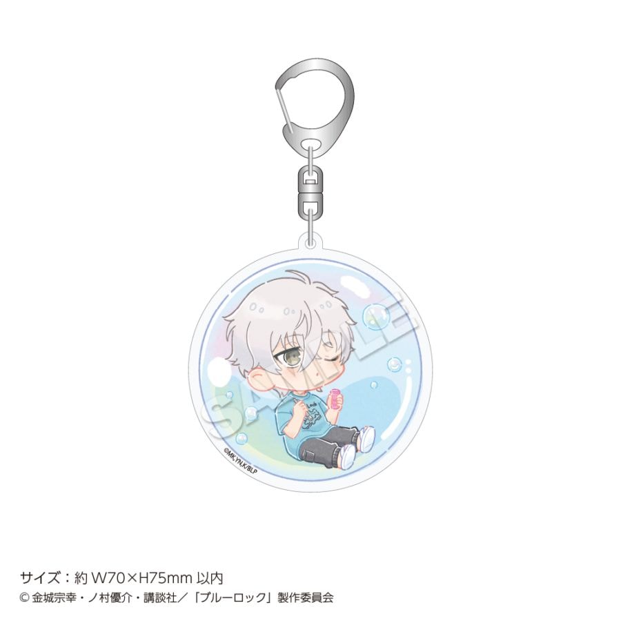 "Blue Lock" Acrylic Keychain Mini Soap Bubbles