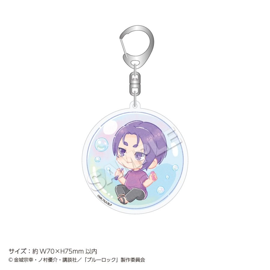 "Blue Lock" Acrylic Keychain Mini Soap Bubbles