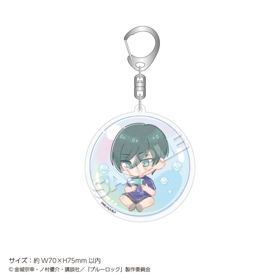 "Blue Lock" Acrylic Keychain Mini Soap Bubbles