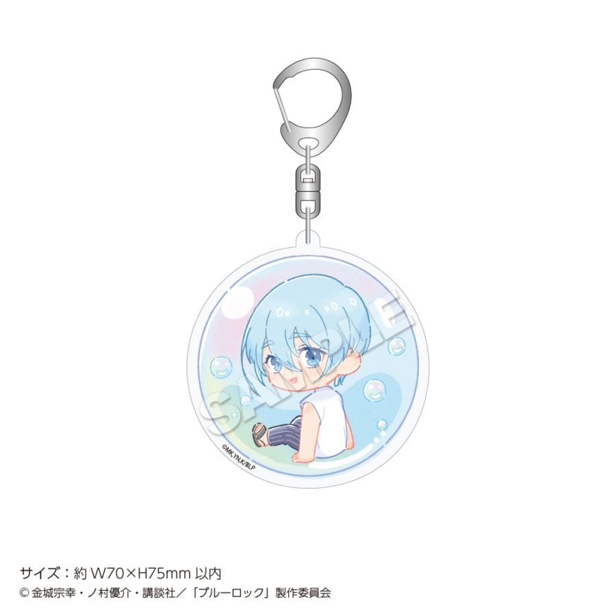 "Blue Lock" Acrylic Keychain Mini Soap Bubbles