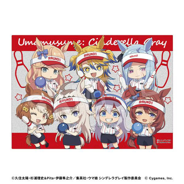 Umamusume: Cinderella Gray x ROUND 1 Glitter Acrylic Art Panel ROUND1 Collaboration Ver. Collection