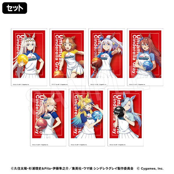 Uma Musume: Cinderella Gray x ROUND 1 Trading Stickers ROUND1 Collaboration Ver. (7 types - Blind)