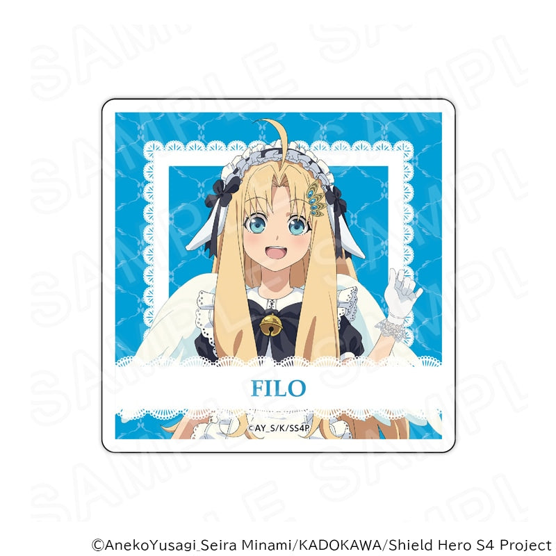 TV Anime "The Rising of the Shield Hero Season 4" Original Acrylic Coaster Cafe-Style Maid Butler Ver. (4 types)