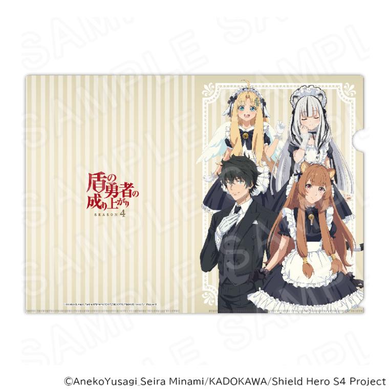 TV Anime "The Rising of the Shield Hero Season 4" Original Clear File Cafe-Style Maid Butler Ver.