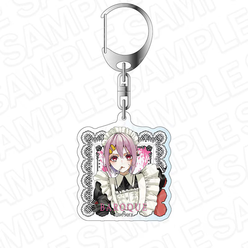 My Dear, Curse-Casting Vampiress Acrylic Keychain Baroque Delinquent Maid Ver.