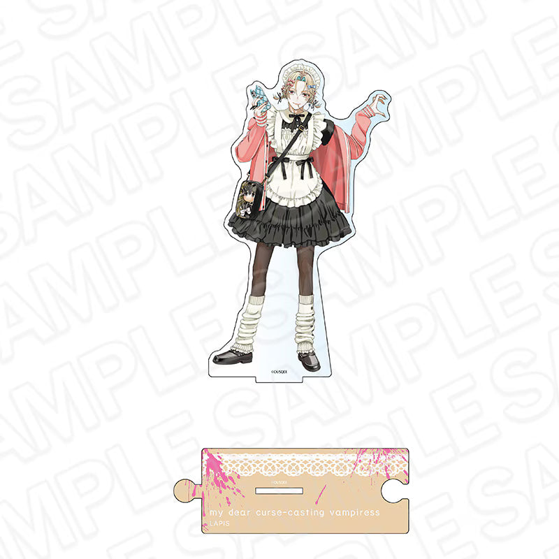 My Dear, Curse-Casting Vampiress Large Acrylic Stand Lapis Delinquent Maid Ver.