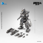HIYA Exquisite Basic Series None Scale 7.7 Inch Godzilla Tokyo S.O.S. 2003 Mechagodzilla Heavy Arms / High Mobility Version Action Figure