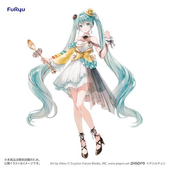 Hatsune Miku x Tirol Choco Collaboration Figure Coffee Nougat Another Color Ver.