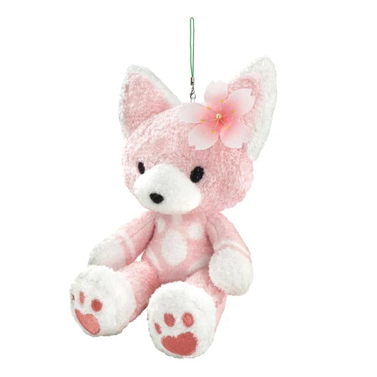 Monster Hunter Wilds Sakura Felyne Teddy Plush