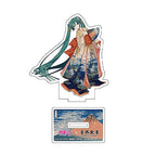 Hatsune Miku x Katsushika Hokusai iXima Die-Cut Acrylic Stand