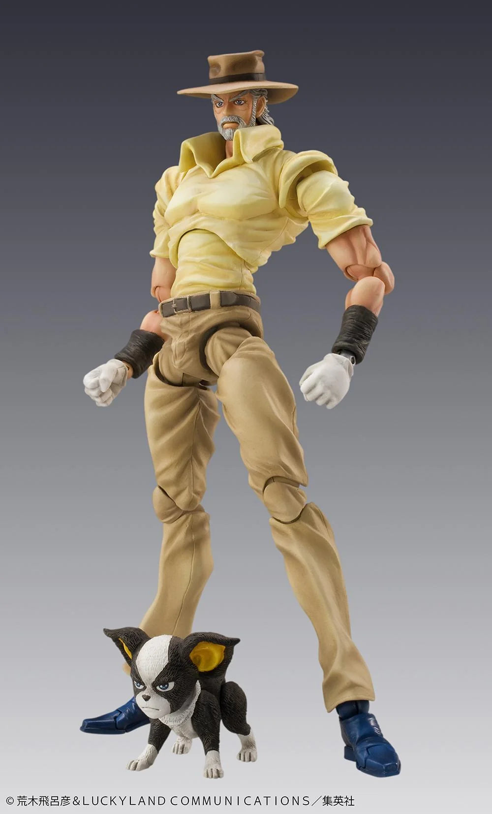 Super Figure Action JoJo`s Bizarre Adventure Part 3 Joseph Joestar & Iggy