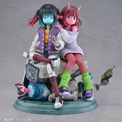 Milky Subway: The Galactic Limited Express Chiharu & Makina Non-Scale Figure