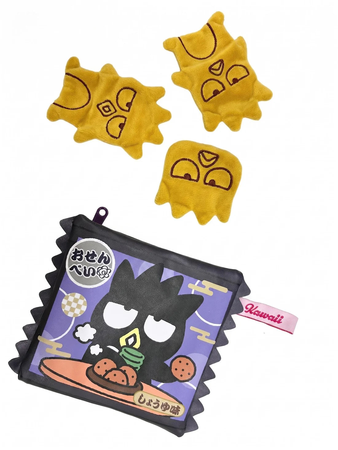 Kawaii YumYum Mart Snack Plushie Badtz-maru's Rice Cracker