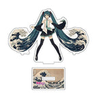 Hatsune Miku x Katsushika Hokusai iXima Die-Cut Acrylic Stand