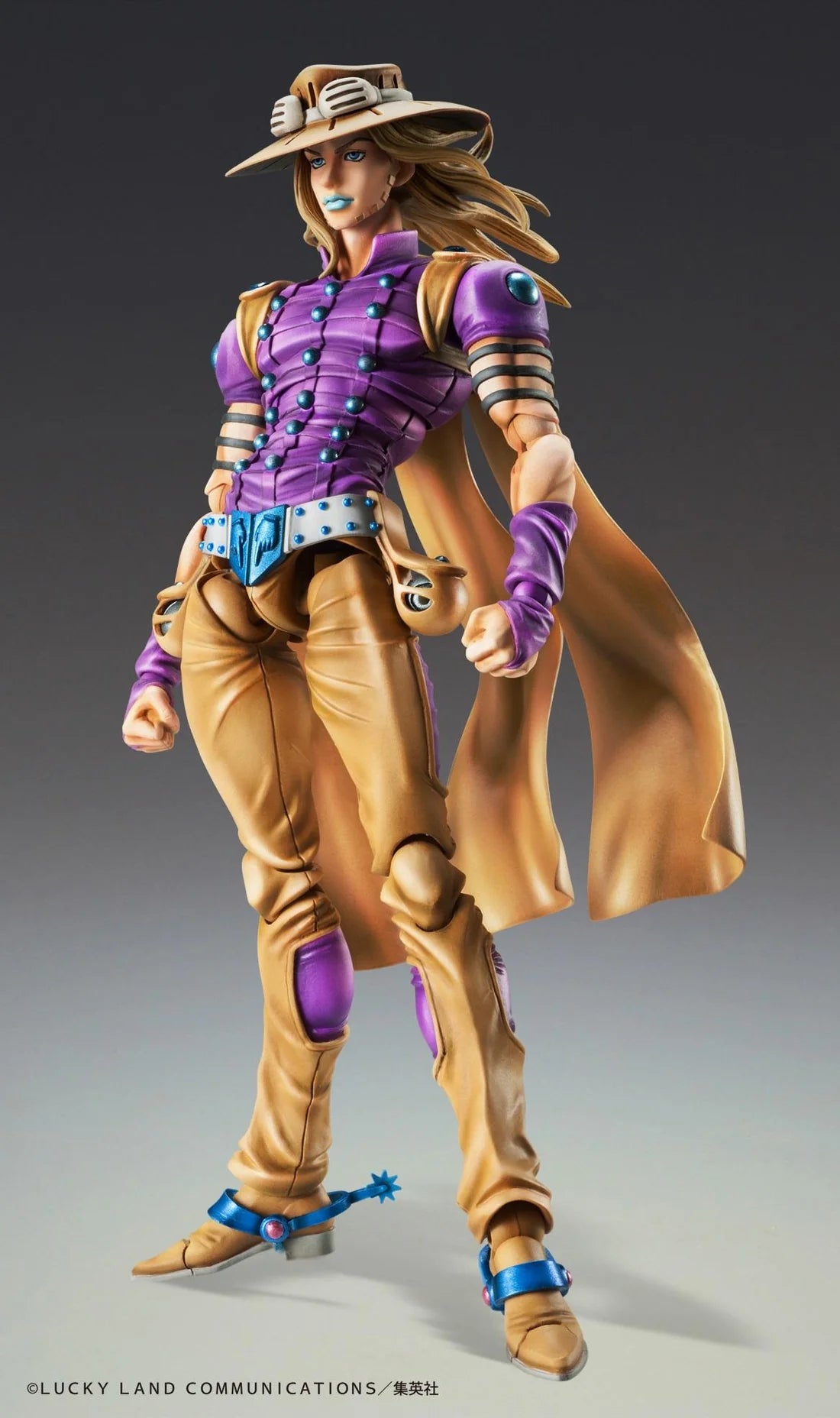 Super Action Statue Jojo's Bizarre Adventure Part 7 Steel Ball Run Gyro Zeppeli Ver. 1.5