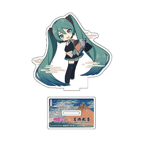 Hatsune Miku x Katsushika Hokusai iXima Die-Cut Acrylic Stand