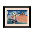 Katsushika Hokusai x Hatsune Miku Reproduction Art Print Thirty-six Views of Mount Fuji: Fine Wind, Clear Morning