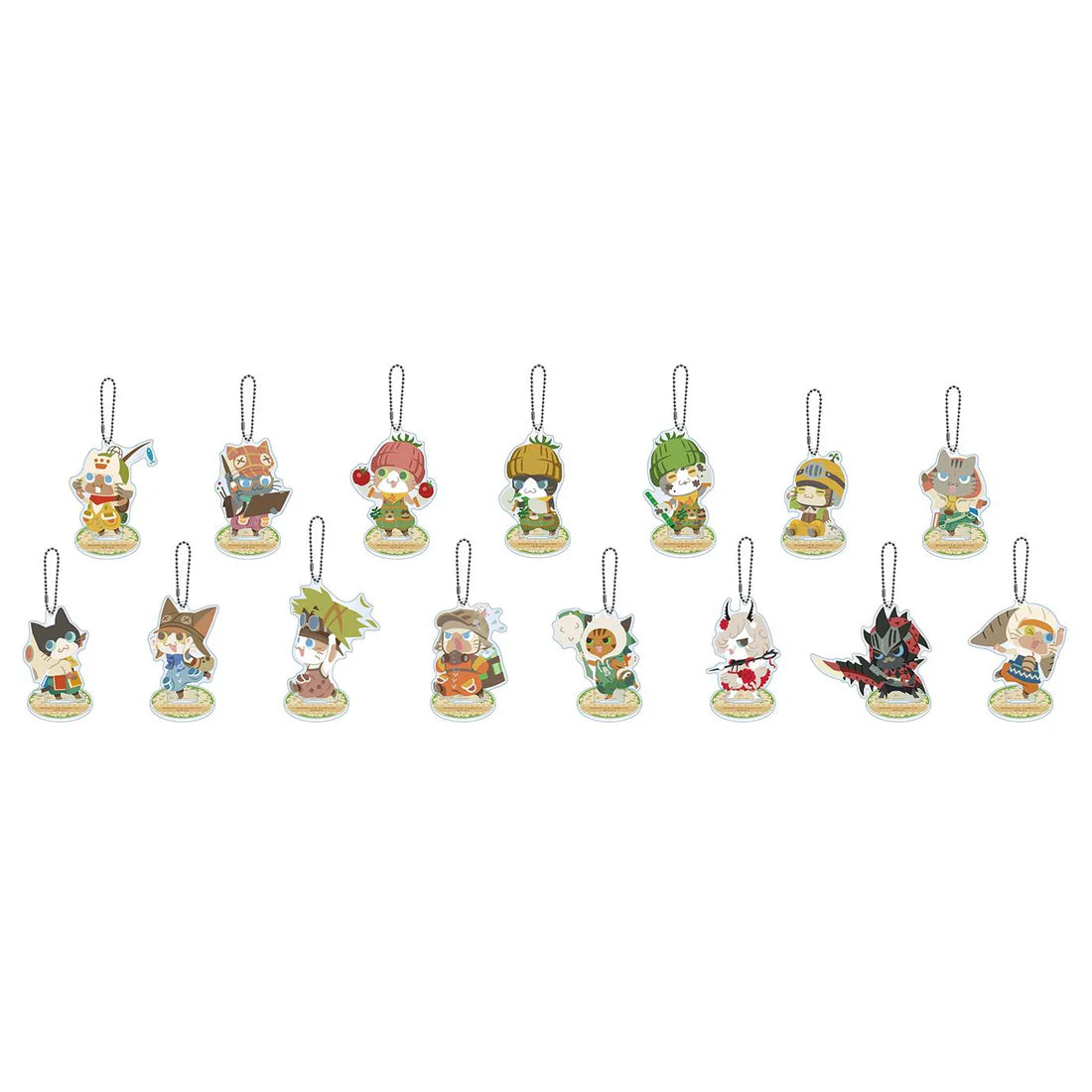 Monster Hunter Wilds Acrylic Stand Keychain Collection Box Set