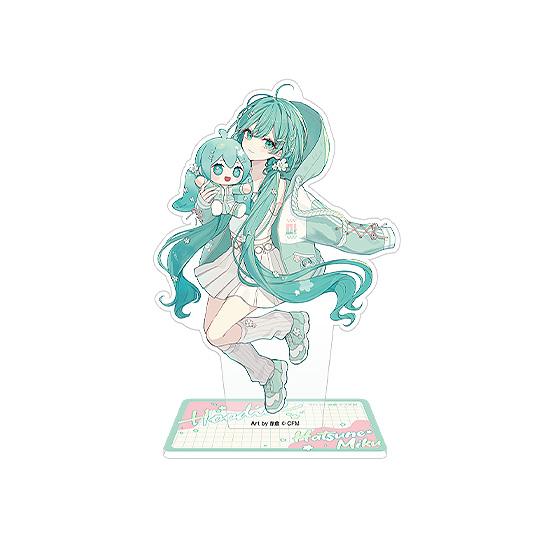 Hatsune Miku Miku Hug Series Acrylic Stand: Flower Ver.