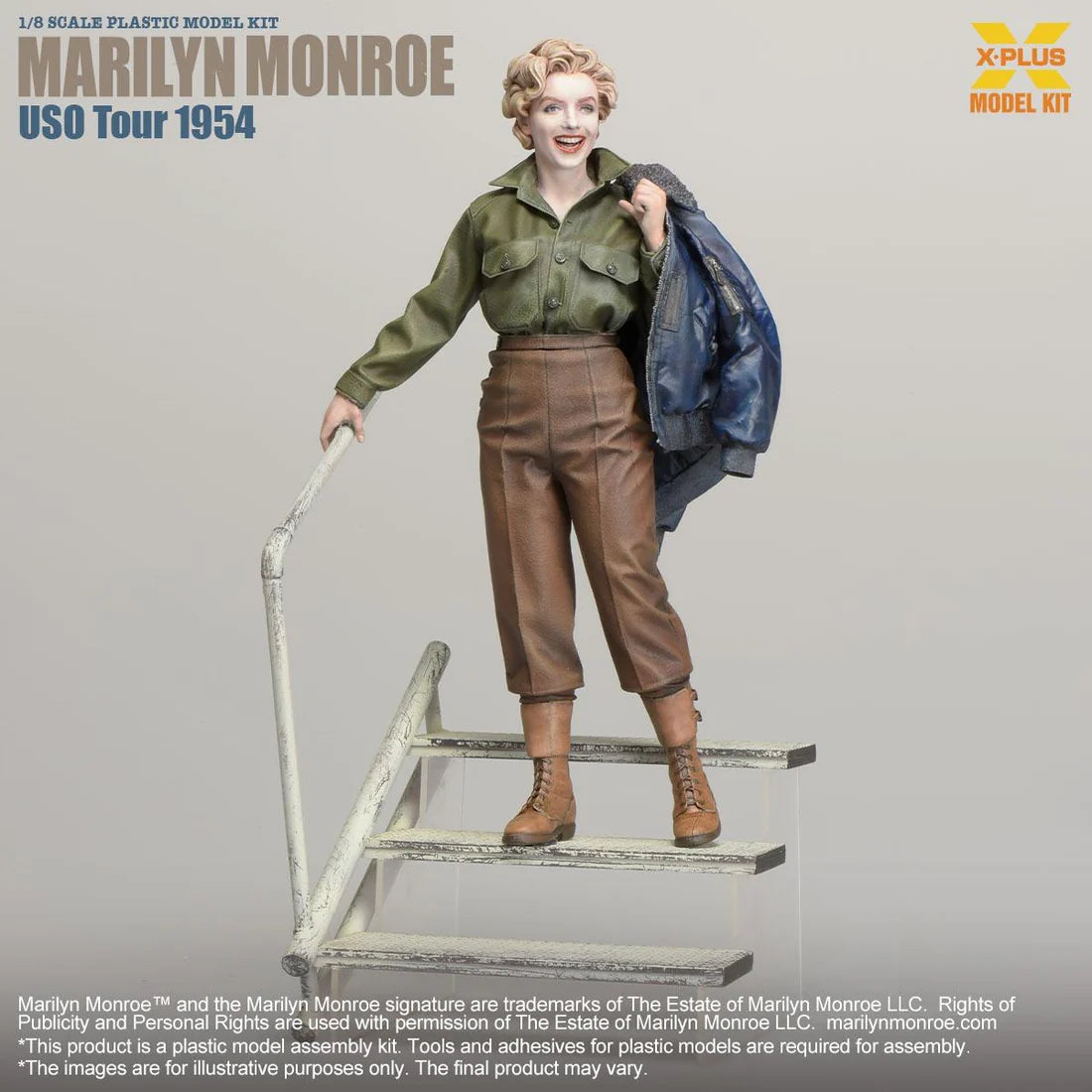 Marilyn Monroe USO Tour 1954 1/8 Scale Model Kit (Reissue)