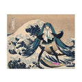 Hatsune Miku x Katsushika Hokusai iXima Canvas Art