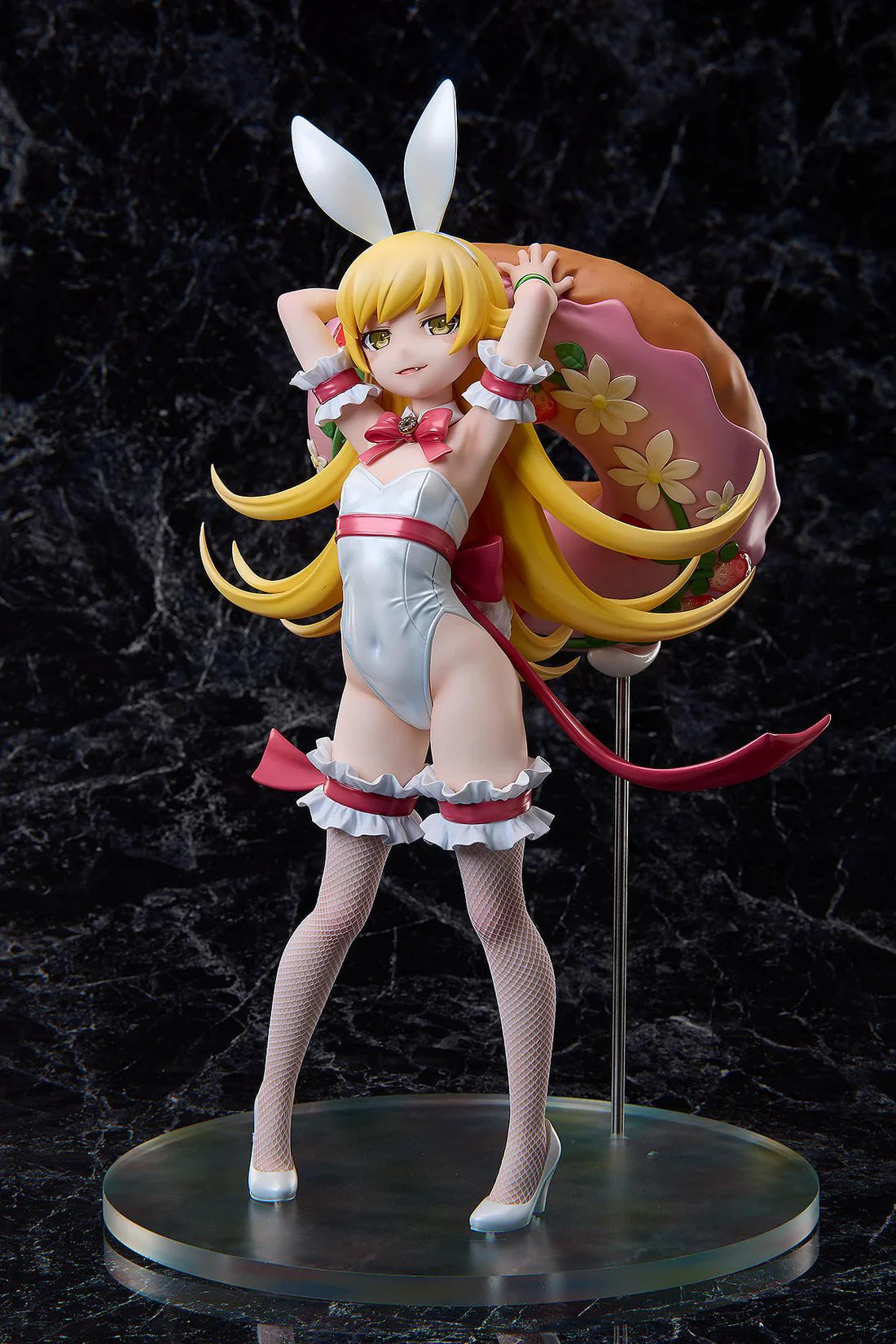Monogatari Series Shinobu Oshino White Bunny Ver. 1/4 Scale Figure