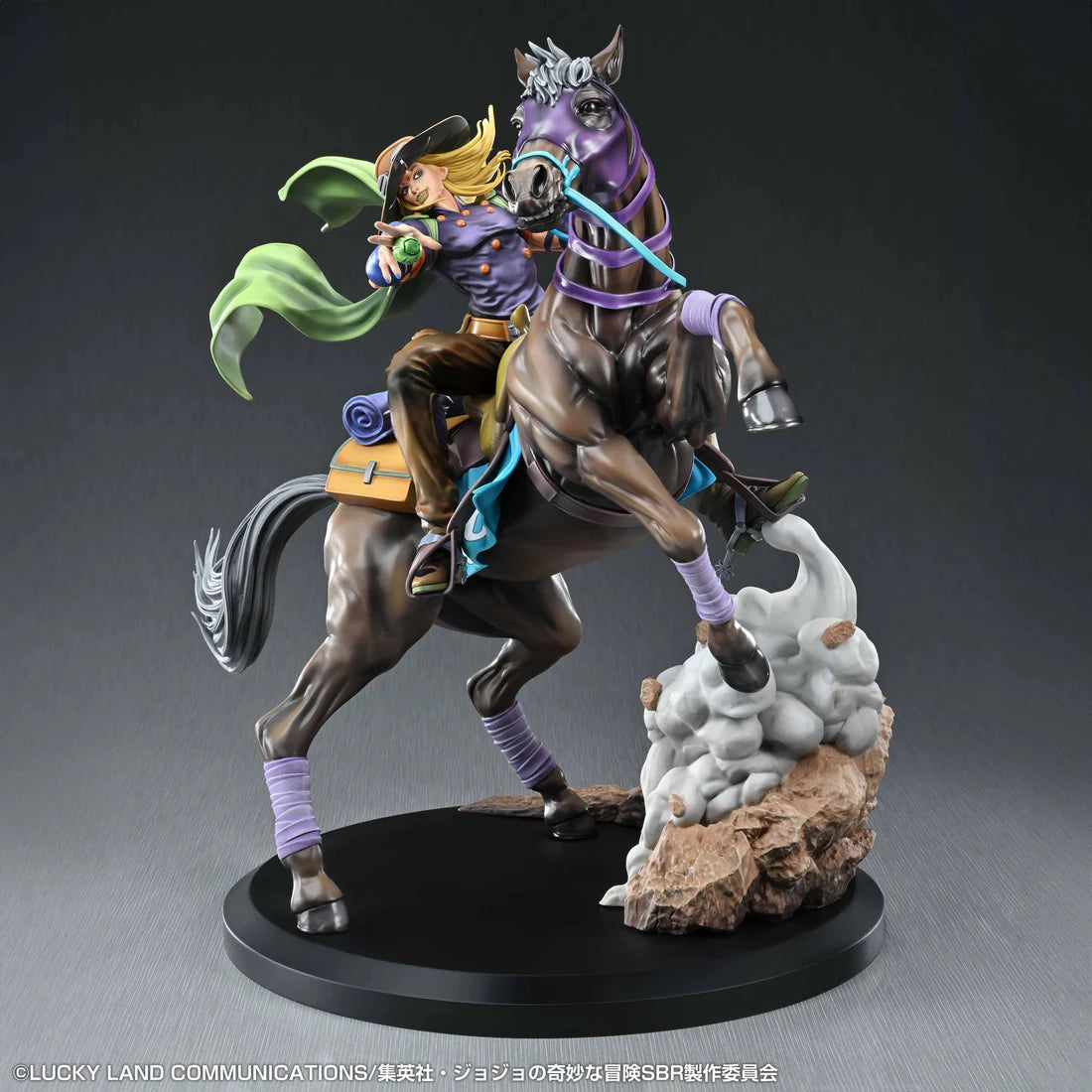Super Figure Art Collection Jojo's Bizarre Adventure: Steel Ball Run Gyro Zeppeli & Valkyrie