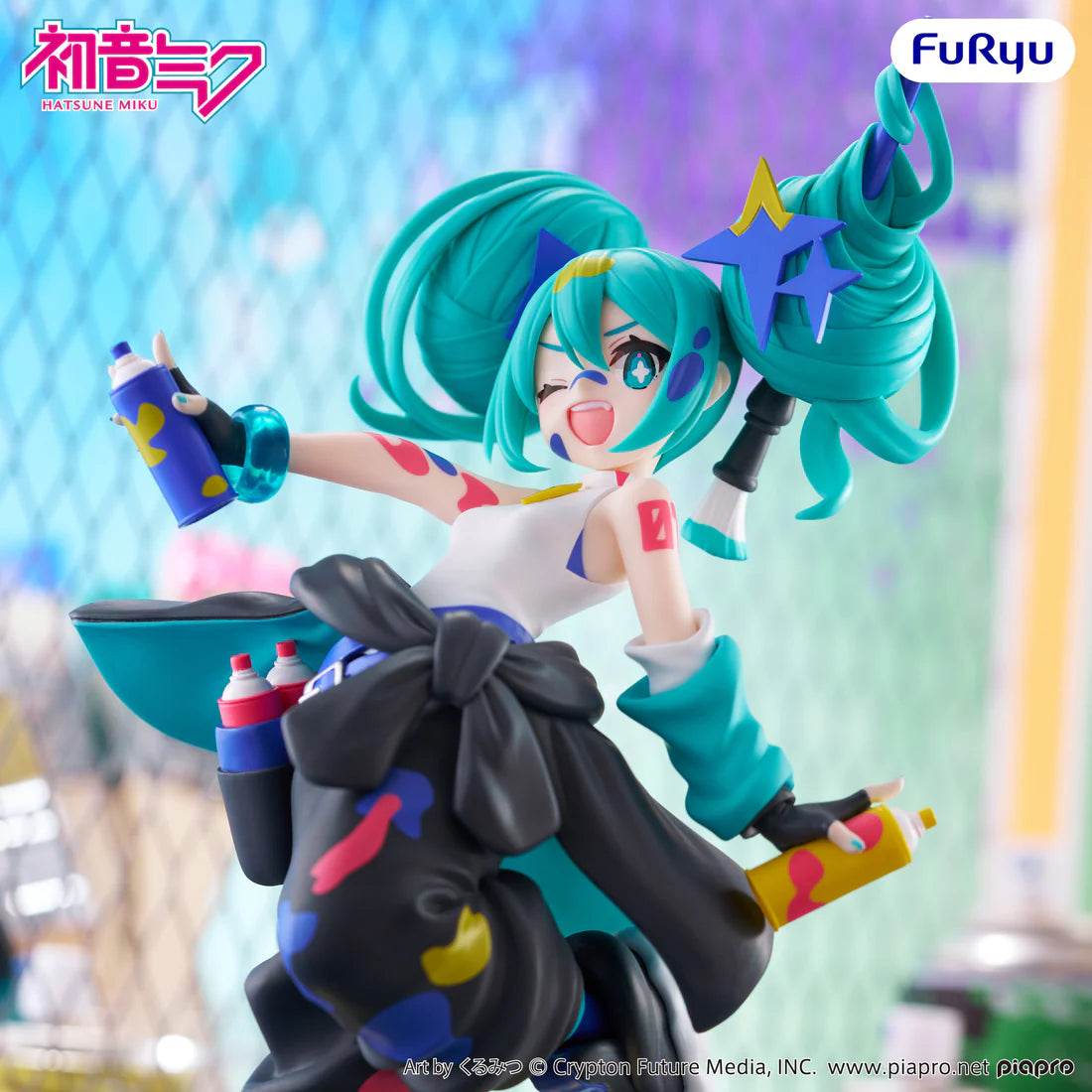 Muchute Figure Hatsune Miku Paint Girl Another Color Ver.